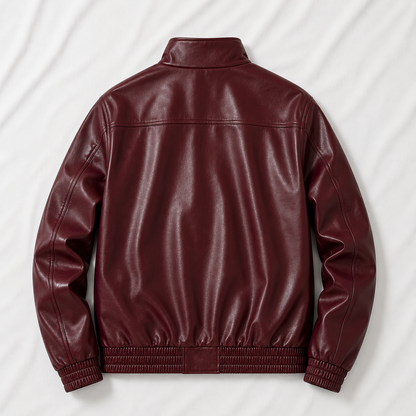 CNY Faux Leather Jacket – Korean Oversized Fit