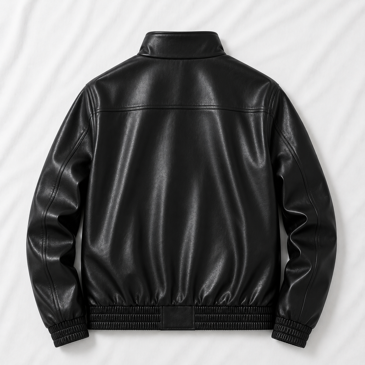 CNY Faux Leather Jacket – Oversized Chinese New Year Streetwear | Vintage Drip