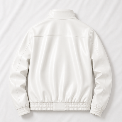 CNY Faux Leather Jacket for Men & Women | Vintage Drip