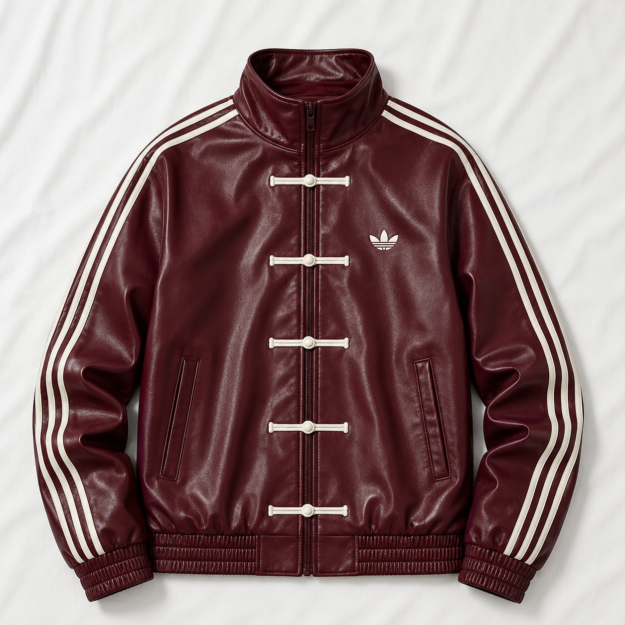 CNY Faux Leather Jacket – Korean Oversized Fit