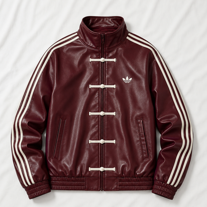 CNY Faux Leather Jacket – Korean Oversized Fit