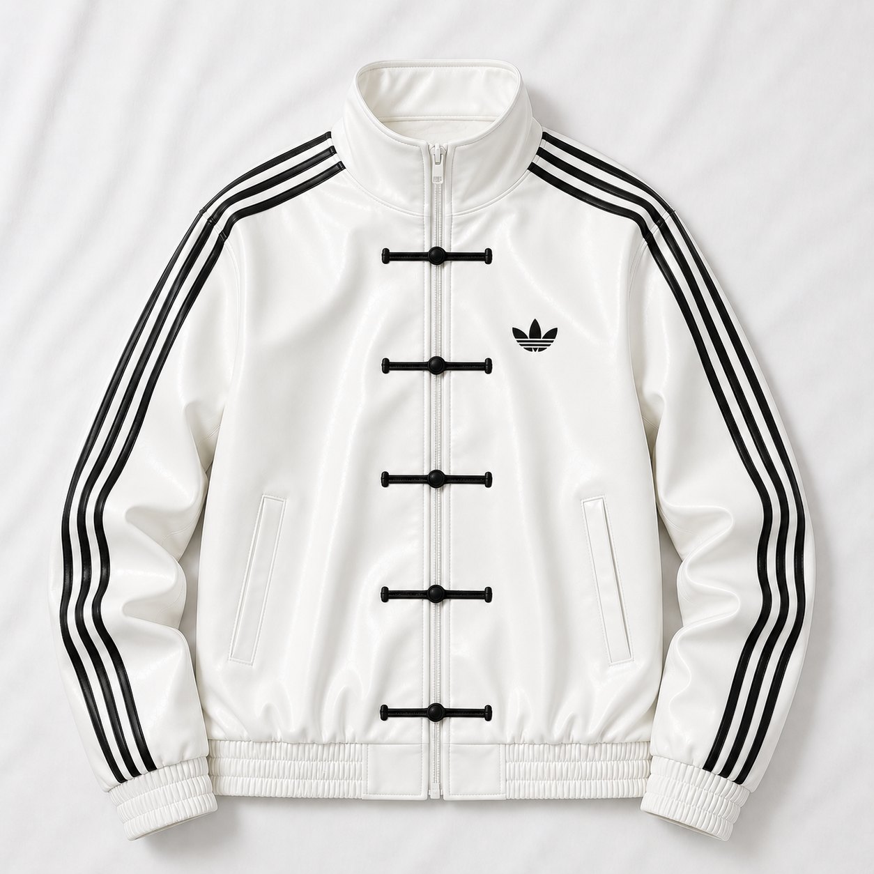 CNY Faux Leather Jacket for Men & Women | Vintage Drip