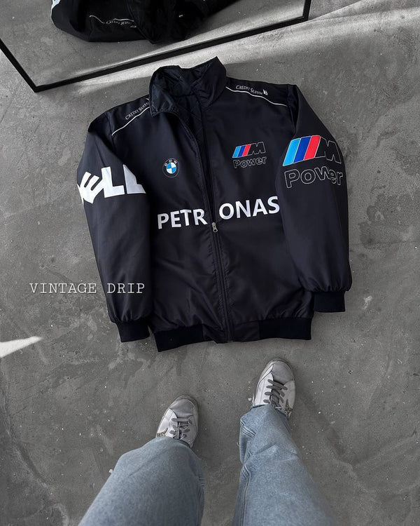 BMW F1 Vintage Racing Jacket – Premium Motorsport Apparel – Vintage drip