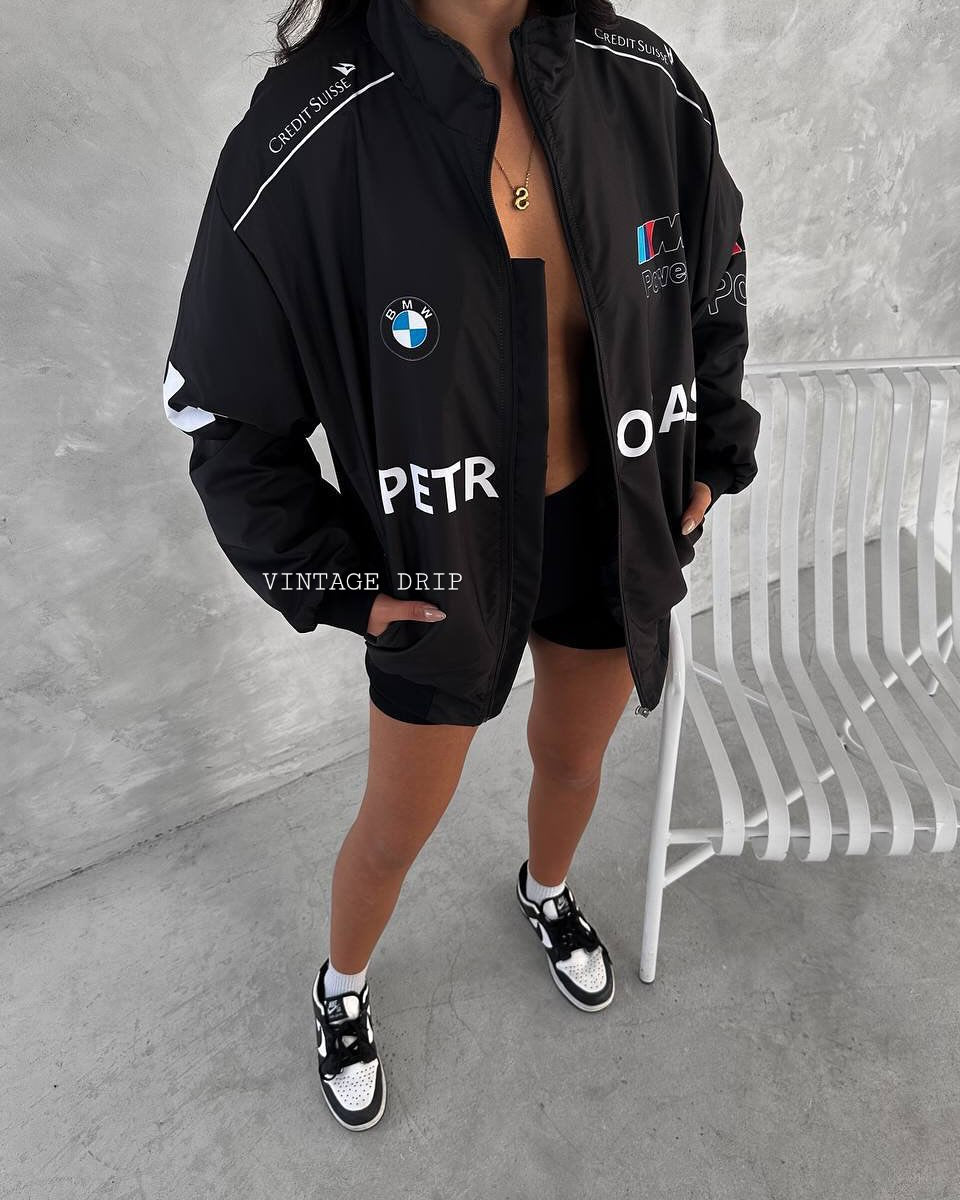 BMW F1 Puffer Jacket – Warm, Lightweight Racing Gear for Fans
