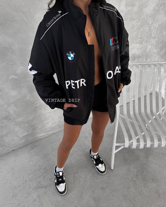 BMW F1 Puffer Jacket – Warm, Lightweight Racing Gear for Fans