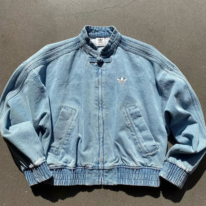 CNY Denim Jacket | Premium Oversized Denim Streetwear Jacket | Unisex