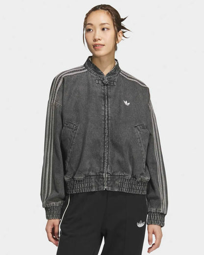 Black CNY Denim Jacket – Premium Streetwear Jacket