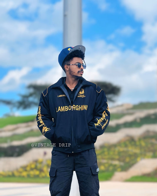 Lamborghini Racing Jacket – Luxury DTF Print Design