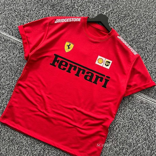 Ferrari Red T-shirt Trendy design And stylish