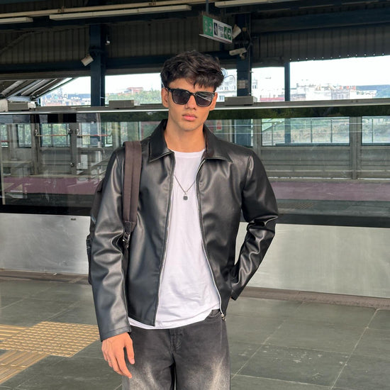 vintage drip leather jacket 12