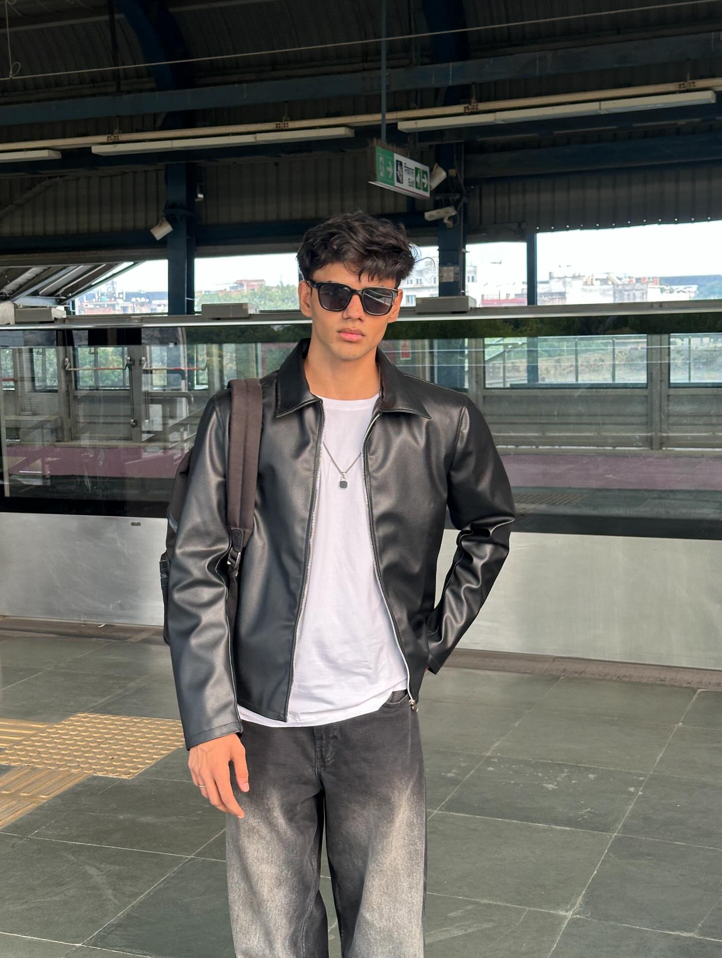 vintage drip leather jacket 12