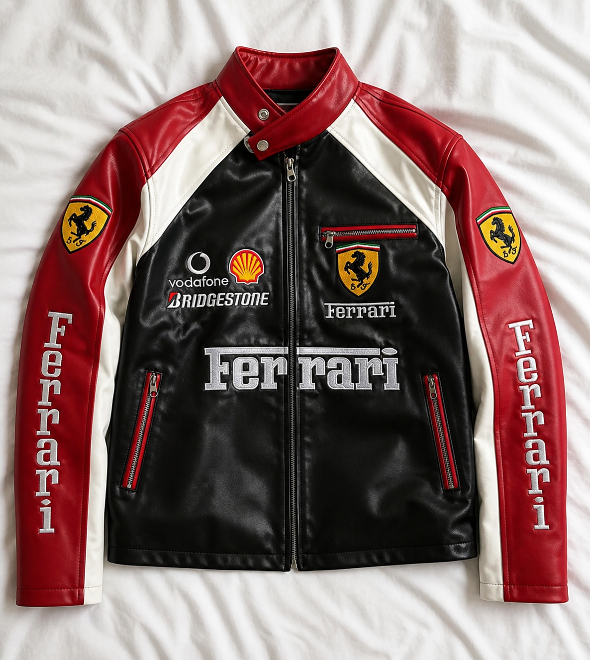 Ferrari F1 Leather Jacket – Wear Your Ferrari Passion