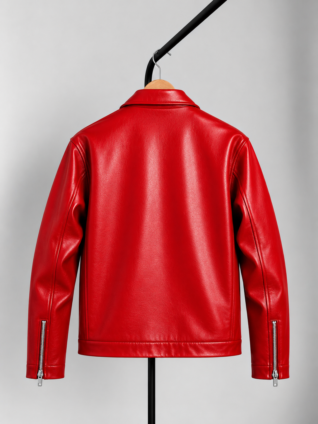 Boxy Fit Cropped Leather Jacket – Unisex Streetwear India