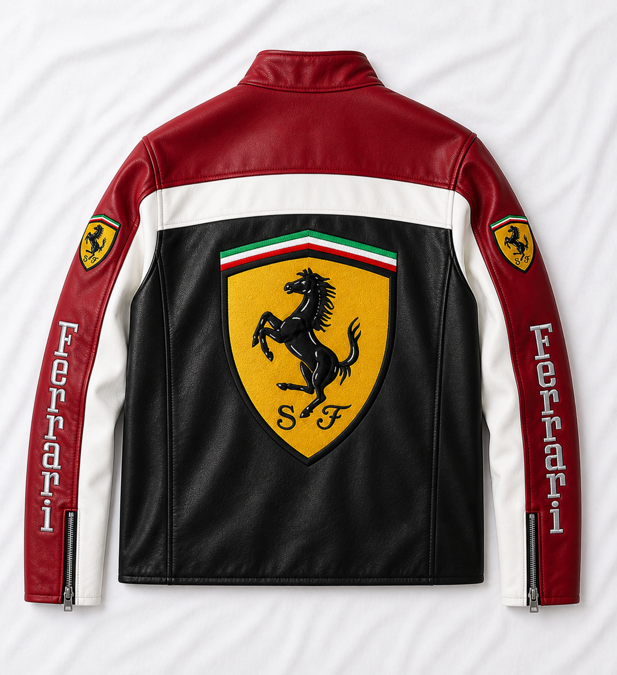 Ferrari F1 Leather Jacket – Wear Your Ferrari Passion