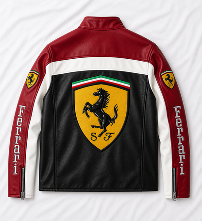 Ferrari F1 Leather Jacket – Wear Your Ferrari Passion