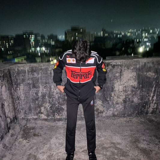 Black Ferrari Racing Jacket: Where Luxury Meets the Track