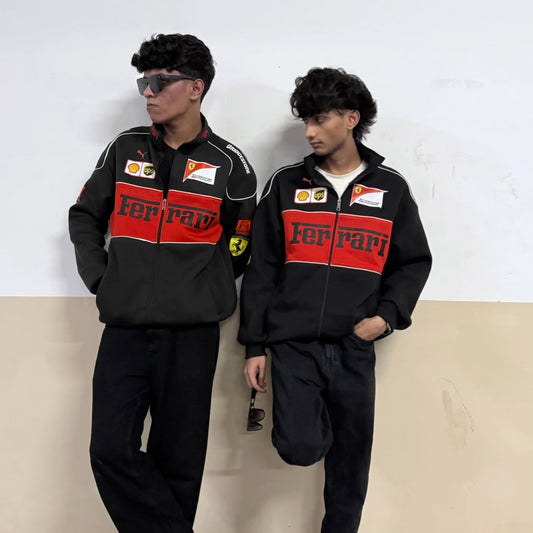 Black Ferrari Racing Jacket: Pack of 2