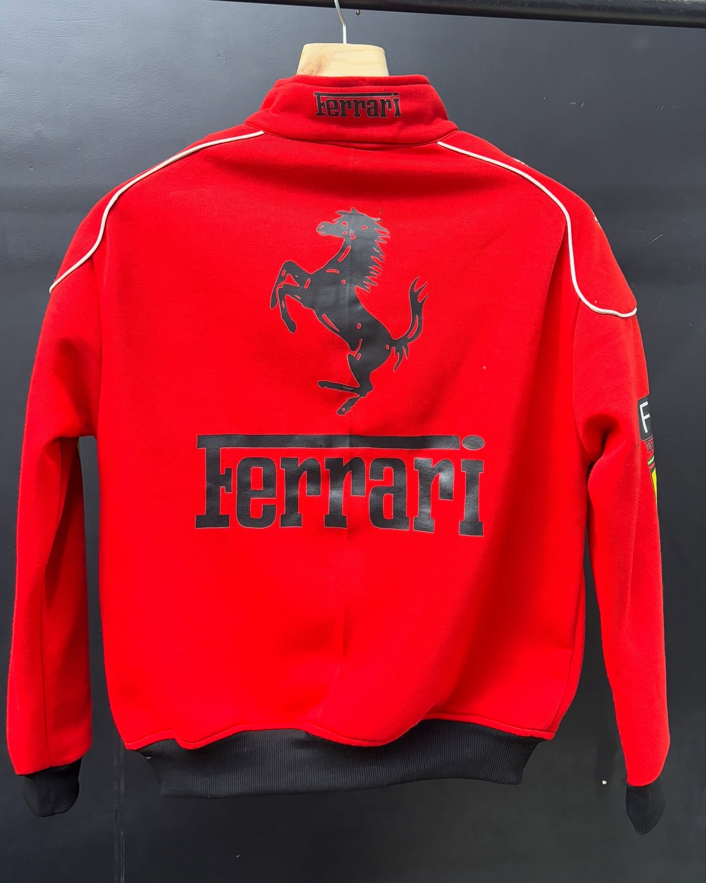 Red Ferrari Racing Jacket: Stand Out in True Motorsport Fashion ...