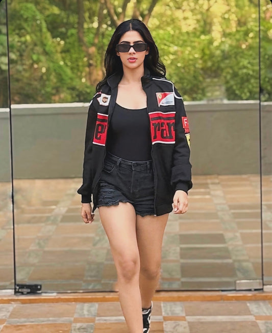 Black Ferrari Racing Jacket: A Bold Statement of Motorsport Excellence