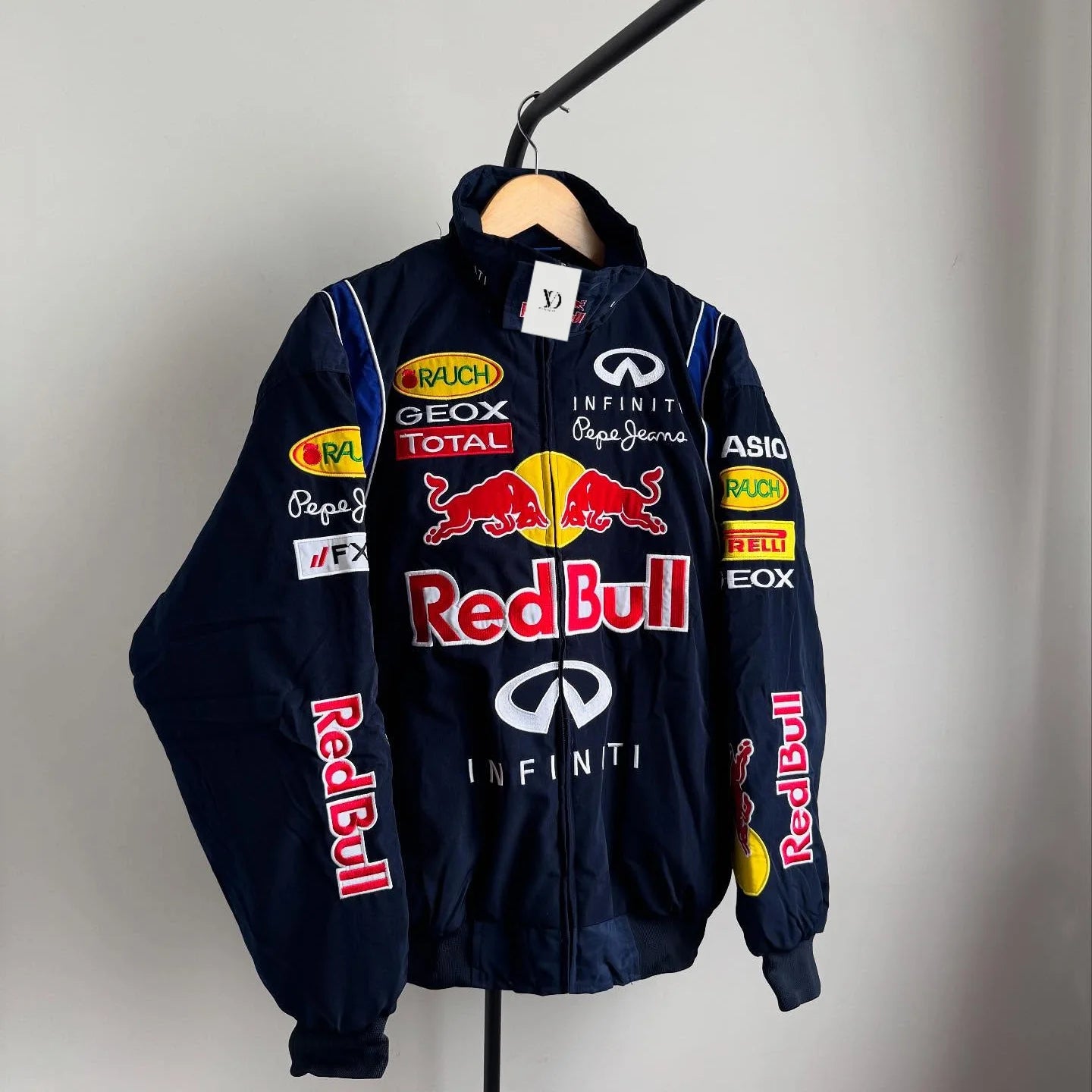 Red bull F1 vintage racing Premium streetwear jacket | vintageDrip