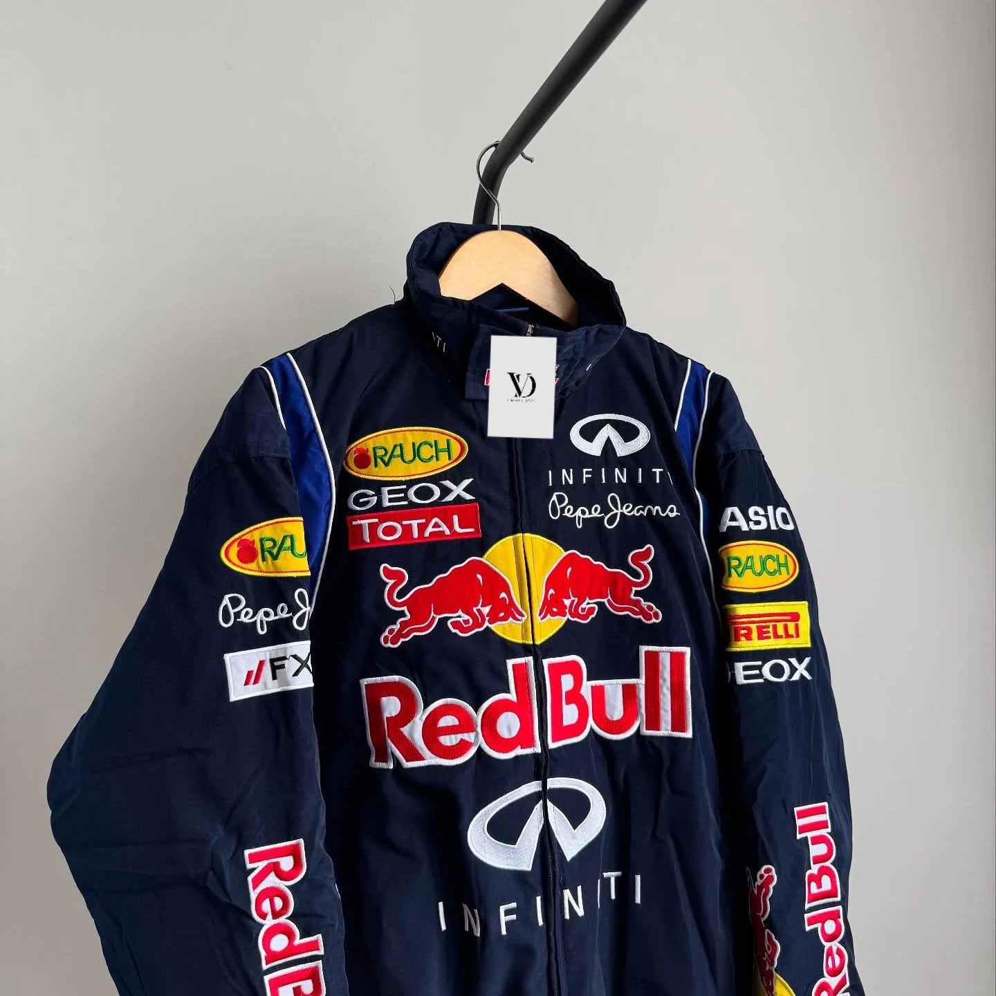 Red bull F1 vintage racing Premium streetwear jacket | vintageDrip