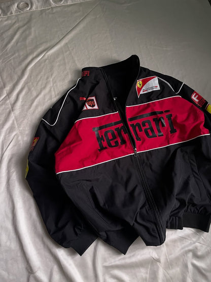 Black Ferrari Racing Jacket: A Stylish Tribute to Ferrari’s Legacy