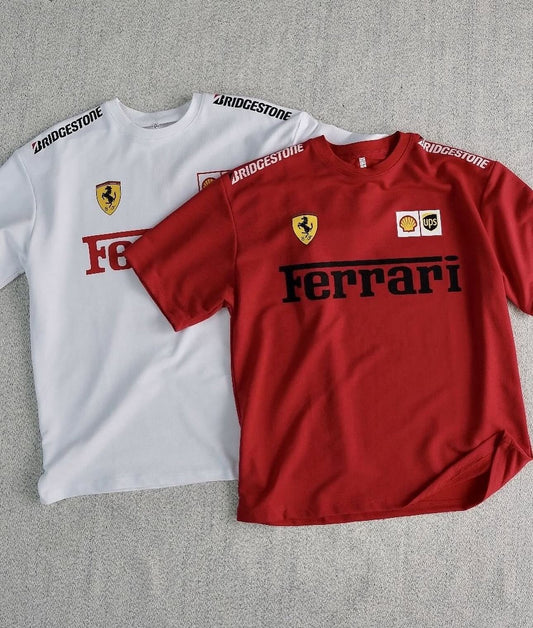 Ferrari F1 vintage racing T-shirt Premium Turbo Designs