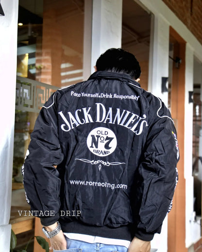 Jack Daniel’s Racing Jacket – High-Quality Embroidered Racing Apparel